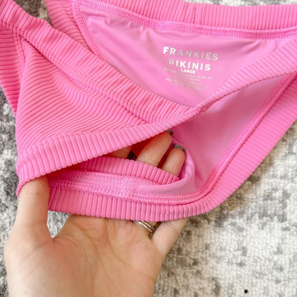 Frankie's Bikinis Ribbed Set Connor Top Georgia Bottoms